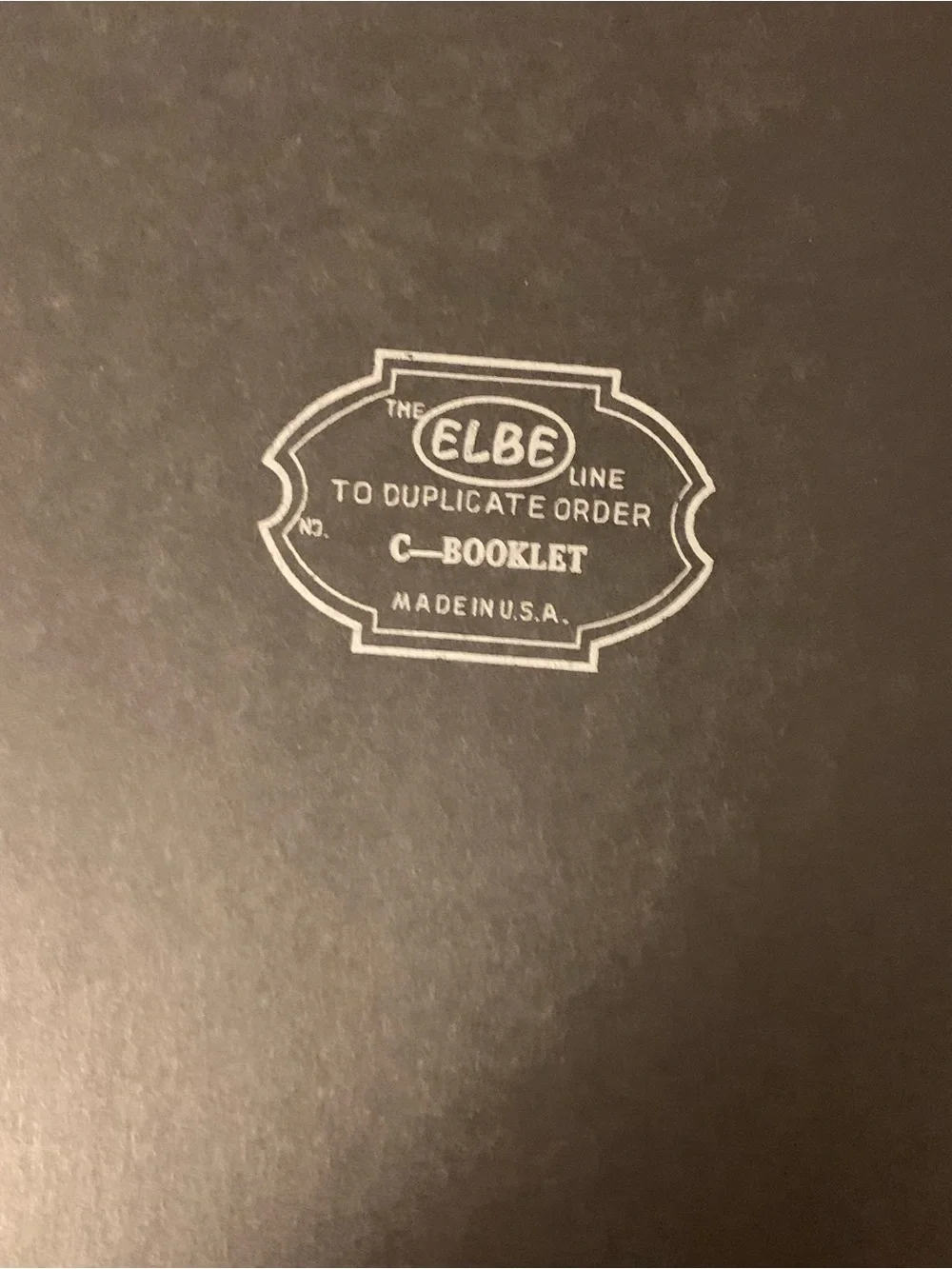 Vintage Elbe C-Booklet 1501  Binder Album Full of Slip Covers Made In USA NICE